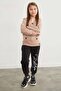 3 Thread Letter Printed Jogger Girls' Sweatpants - 3