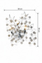 Fairy Tale Chrome Crystal Stone Modern, Living Room, Wall Lamp, Living Room Sconce - 4
