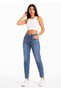 Women's High Waist Straight Leg Denim Pants in Distressed Light Blue, Comfort Fit for Casual Everyday Wear and Stylish Graduation
