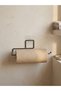 Adhesive Paper Towel Holder Black Paper Towel Rack Holder Metal