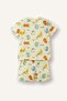 %100 Cotton Animal Printed Short Sleeve Top Shorts Bottom 2-Piece Pajama Set Baby Boy H7901A526Hs - 8