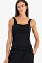 Slim Fit Slim Fit Basic Plain Crew Neck Ribbed Camisole Athlete E5540Ax25Sm