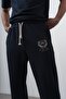 Men's Ffb Dirty Stitched T-Shirt Pants Set Navy Blue - 7