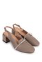 Women's Genuine Leather Heeled Sandals 923 573 Bn Ayk Y23 - 2