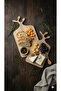 Modern Design 2 Pieces Olive Branch Model Wooden Cutting, Chopping and Presentation Board, Serving Plate