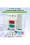 40A 40A/63A 220V Din Rail Dual Display Adjustable Over Voltage Current and Under Voltage Protective - 2