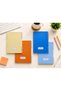 A4 Spiral Notebook Set of 4 – Colored Cover 2 Lined - 2 Grid 80 Sheets School and Office Notebook - 2