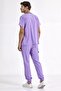 أطقم ملابس أنيقة من Lila Jogger Leggy Luxury قماش قابل للتمدد وملابس تنظيف قماش قابل للتمدد - 4