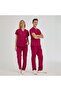 Vişne Dr. Greys Doctor Nurse Medical Scrubs Set Terry Cotton Fabric