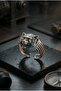 Special Design Masculine Adjustable Men's Ring with Wolf Figure