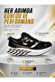 Black-Gold Lightweight Flexible Men's Running, Walking and Sports Shoes Space m