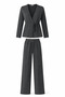 Side-Tie Knitwear Pants Cardigan Set - 3