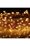 6M 200LEDs Warm White 18M 500LED Cluster LED String Fairy Lights Copper Wire Outdoor Christmas Tree - 2