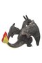 11cm-30cm Shiny Charizard Plush Toy 9" Stuffed Doll, Collectible Cartoons for Boys Girls Gift,Gray - 4