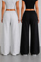2 Li Black-Gray Women's Baggy Plus Size Sportswear Loose Fit Stretchy Comfortable Fabric Sweatpants - 2