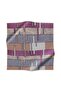 90X90 Scarf Planting Twill Silk Geometric Pattern Powder Color Hand Sewing - 6