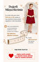 Rose Textured Stylish Girls' Dress - Elegant Choice for Special Occasions. - 3