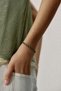 Malachite (Malahit) Women's Natural Stone Bracelet - Adjustable Macrame, Gold Detailed - 2