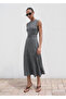 Belted midi length dress - 2