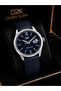 Leather Cord Calendar Dial 2 Year Warranty 3 Atm Resistant Male Wristwatch E14272-2 - 4