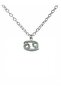 Cancer Zodiac Symbol Necklace – Unisex Astrological Design with 60 cm Chain, Zinc Plated