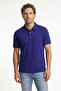 Polo Neck Regular Fit Embroidered Cotton T-Shirt - 2
