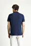 Polo Neck Slim Fit Slim Fit Linen Blended T-Shirt - 5