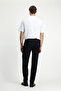 7 Drop Slim Fit Classic Fabric Trousers with Elasticated Waist and Drawstring - 4