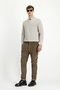 Regular Fit Standard Cut Lycra Pleated Velvet Trousers - 3