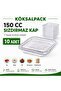 10 Pieces of 150 Cc Transparent Plastic Sauce and Food Containers with Leak-Proof Lids