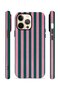 iPhone 14 Pro Vorian Double Layer Case Pink Navy Cabana - 2
