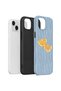 iPhone 14 Plus Vorian Double Layer Case Blue Orange Slices - 3