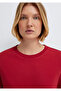 Red Basic T-Shirt Regular Fit / Normal Cut 1600965-70391 - 6