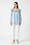 Etamin Embroidered Tunic 2099 - Baby Blue - 2
