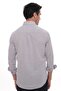 Slim Fit Long Sleeve Lapel Buttoned Breathable Linen Gift Boxed Men's Shirt Fs-004548 - Gray - 6