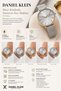 2 Year Warranty Straw Steel Cord 3 Atm Water Resistant Women Wristwatch Hs12809.2 - 4