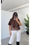 Tulle Detailed Bacis T-Shirt