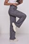 Women's Patterned Palazzo Trousers High Waist Wide Leg Comfortable Casual - 3