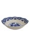 Elizabeth Bone Porcelain Deep Bowl Presentation Serving Plate Blue Vitage 23 cm - 3
