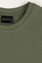 Women's Vision Crew Neck Premium Quality Dense Textured Cotton T-Shirt Khaki W101-R0220-05 - 6