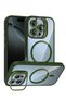 Gldisptm iPhone 16 Pro Max Cover with Remim Lens and Magsafe Stand - (23959) Dark Green - 2