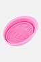 Makeup Brush Cleaning Bowl, Pink - 3