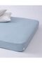 Belle Single Plus elastisches Bambuslaken – Blau - 2