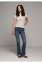 Slim Fit Round Neck Plain Women's Beige Short Sleeve T-Shirt - 3