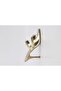 Elanor Flexible Soft Non-Slip Sole (8 cm) Gold Metallic Single Strap Heeled Slippers - 5
