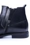Italian Style Natural Leather Winter Men's Boot Shoes Black T13320 - 4