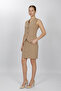 V-Neck Decorated Buttoned Vest Suit 1530502-Stone - 1530502 - 7