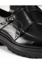 Italian Style Internal and External Natural Leather Men's Shoes 056 Black T14599 - 6