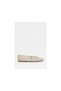 Pearl-Embellished Beige Mesh Embroidered and Beaded Detail Round Toe Luxury Stylish Orthopedic Lightweight Sole Women's Ballet Flats - 4