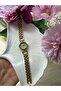 Minimal Metal Women's Wristwatch Inside Green - 8